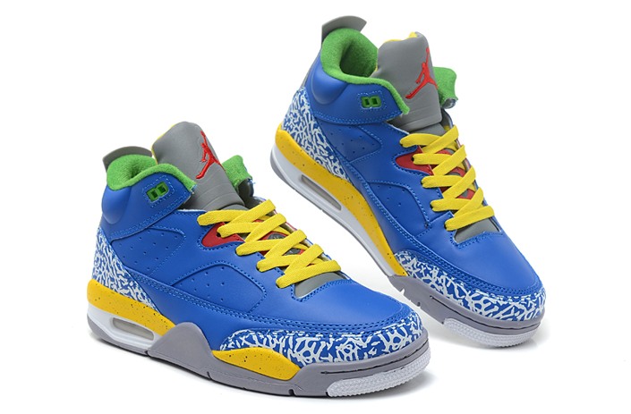 Nouveautes Air Jordan Spizike 3.5 Retro Chaussures Hommes Bleu (3)